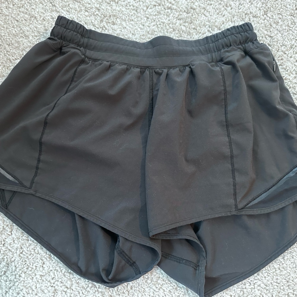 lululemon athletica Black Layered Running Shorts